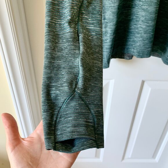 EUC Lululemon Swiftly Tech 2.0 LS Top, Wee Are From Space Green Jasper, Size 8 - Picture 6 of 10